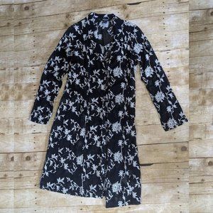 Karen Kane Long Embroidered Duster